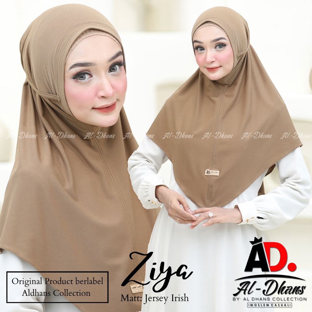 Hijab Instan Mini Pad Ziya Bahan Jersey Irish By Al-Dhans