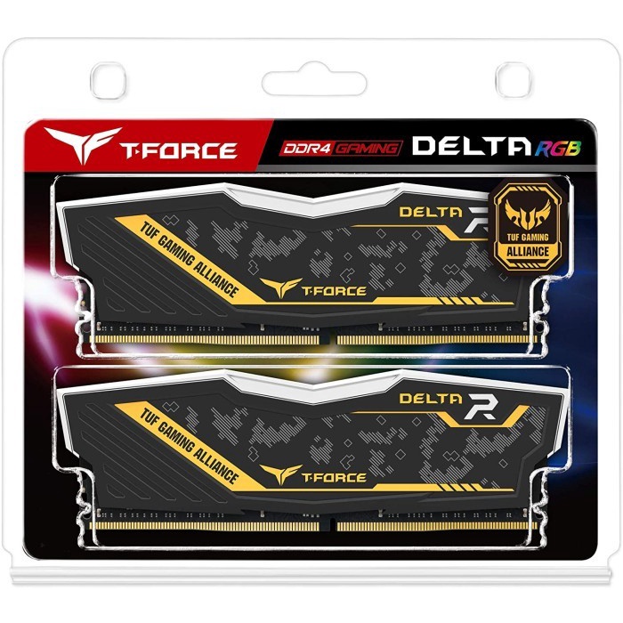 RAM TEAM T-FORCE DELTA TUF RGB PC25600 16GB 2X8GB TF9D416G3200HC16CDC01