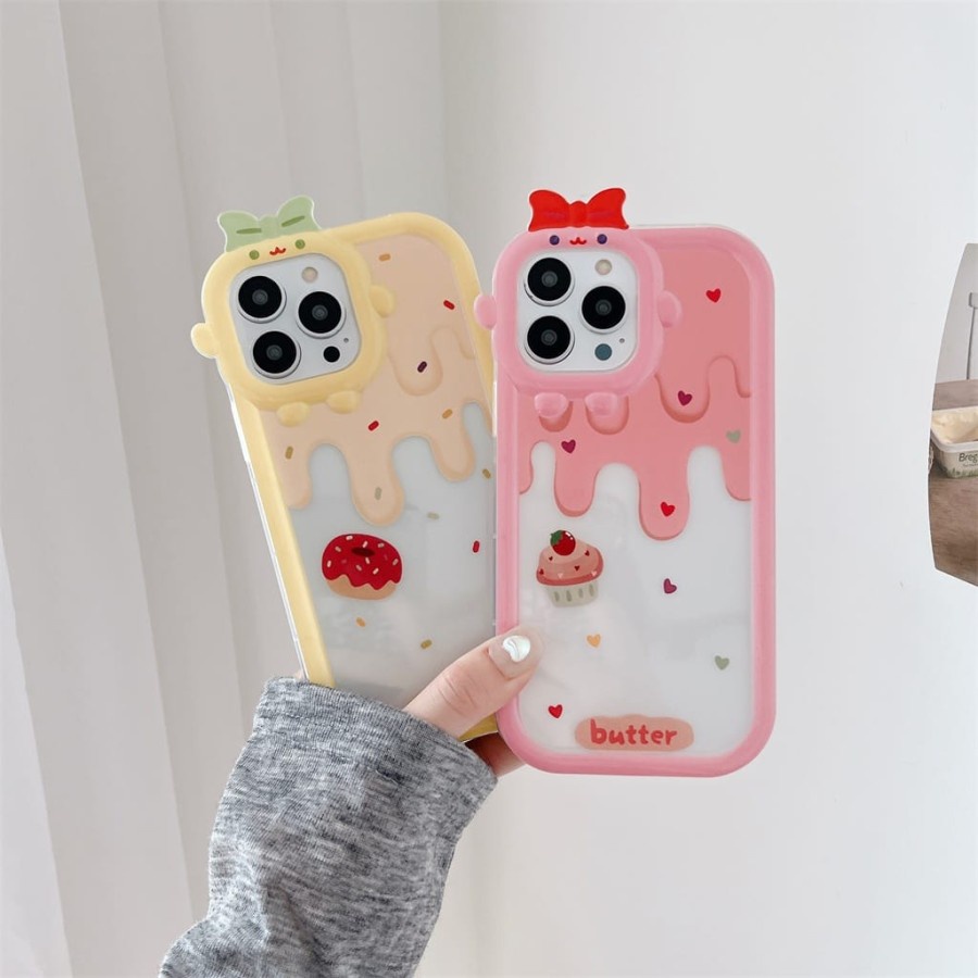 Case Ice Cream oppo a15 a54 a16 a1k f9 realme c2 a31 2020 a3s c1 a53 a33 2020 a57 2022 a7 a5s a74 4g a76 a96 a9 a5 reno 4f a17