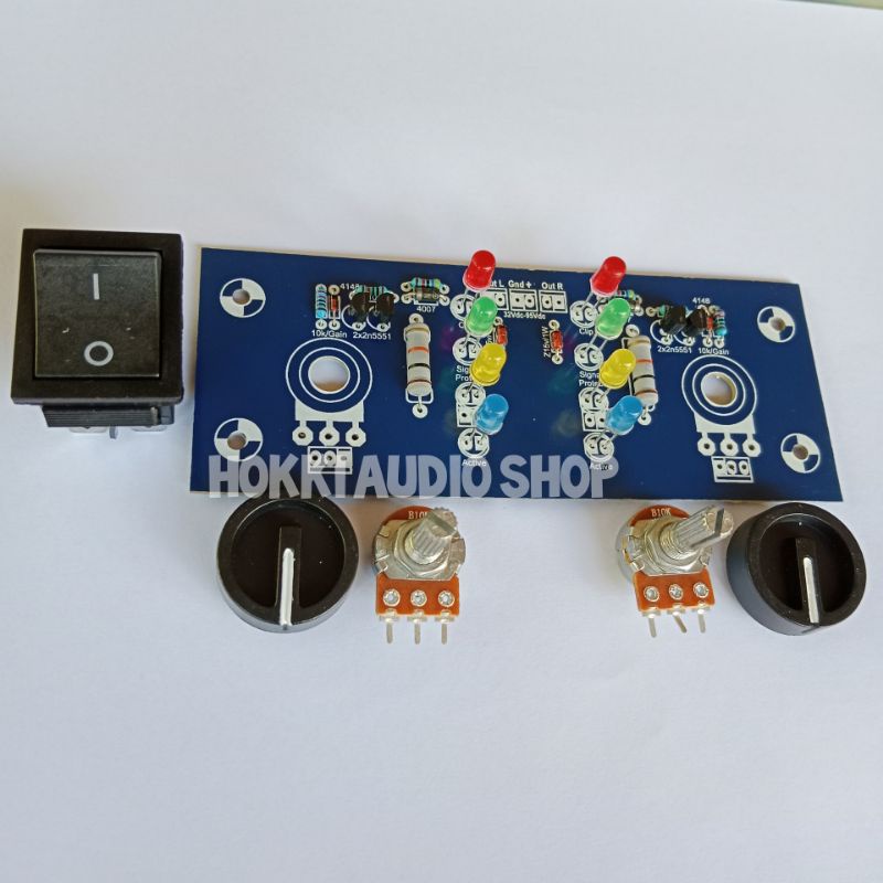 Kit Panel depan power amplifier N9000 P9000 N7000 Pcx 3 2ch 2chenel KIT LED DEPAN POWER N9000 N7000 