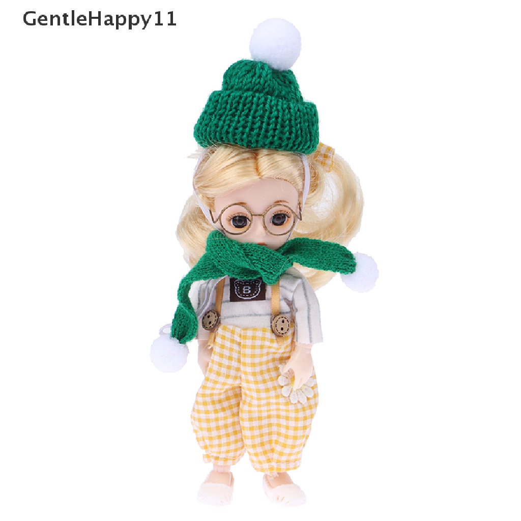 Gentlehappy 1Set Mini Beanies Cap Hat Syal Boneka Hiasan Kepala Aksesori Rumah Boneka Natal Tahun Baru Rumah Dekorasi Adegan Botol Wine Cover Kecil Pet Caps Kostum Dress Up id