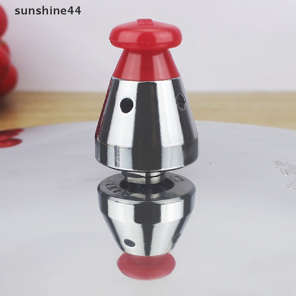 Sunshine 1PC Spare Part Katup Pengaman Panci Presto Universal Metal 80 KPa Merah/Hitam.