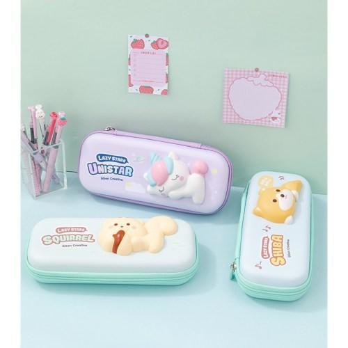 

SJ100 logu Kotak Pensil 3d Kartun Squishy Anak Tempat Atk Lucu Anak