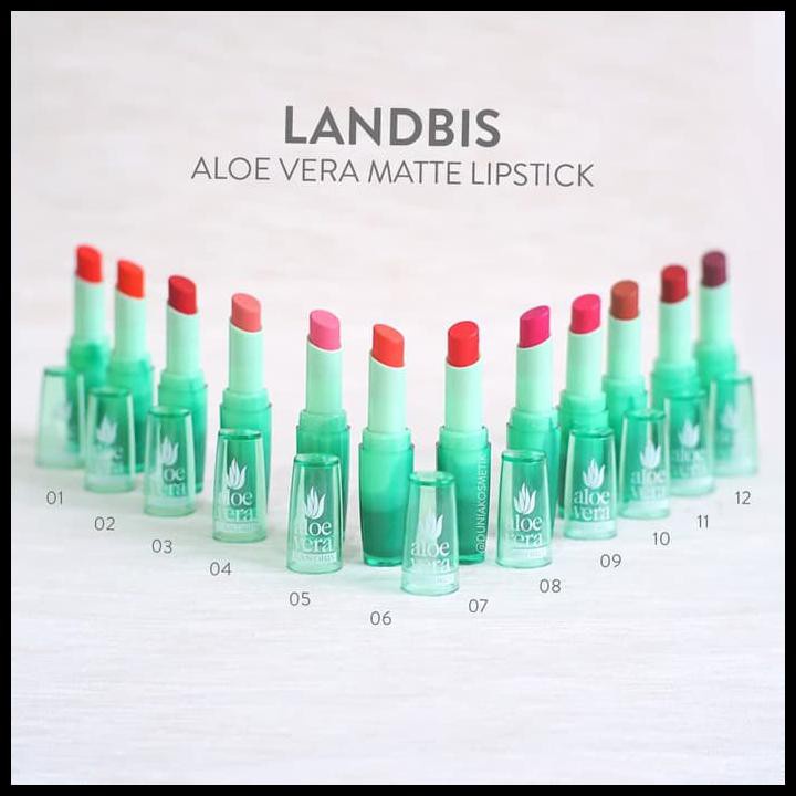 TGM - LIPSTICK ALOE VERA LANDBIS PELEMBAB BIBIR SEMI MATTE
