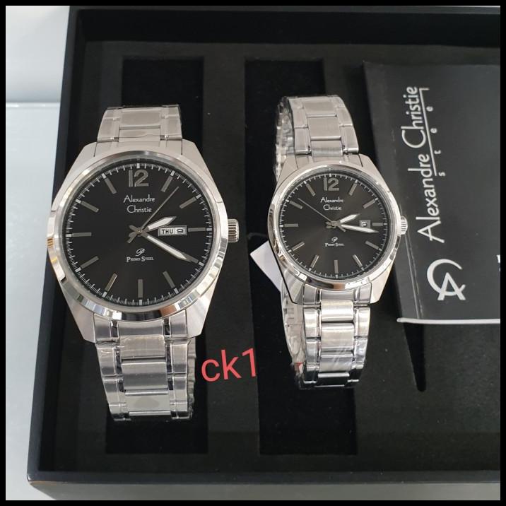 Jam Tangan Couple Alexandre Christie Ac1012 Original Bergaransi Resmi