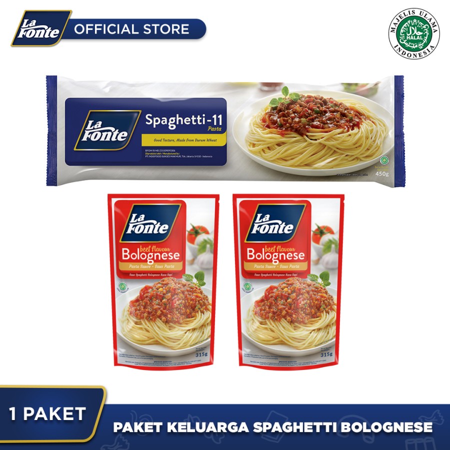 

La Fonte Paket Keluarga Spaghetti Bolognese