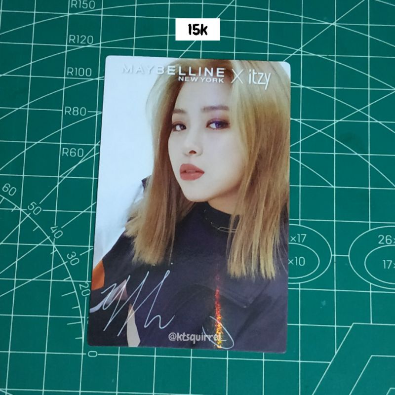 [OFFICIAL] photocard ryujin maybelline