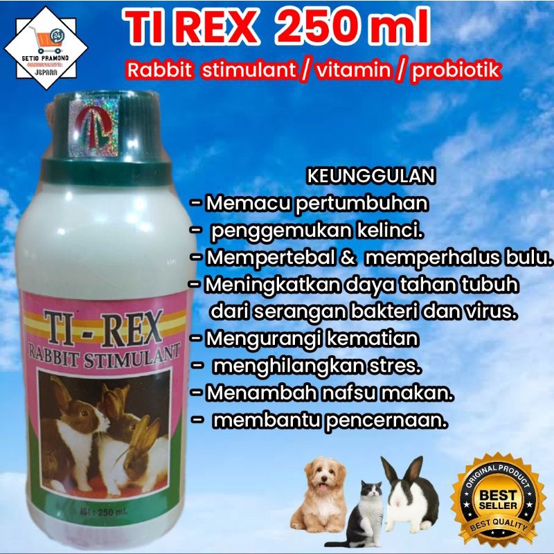TI rex 250 ml vitamin probiotik Kelinci