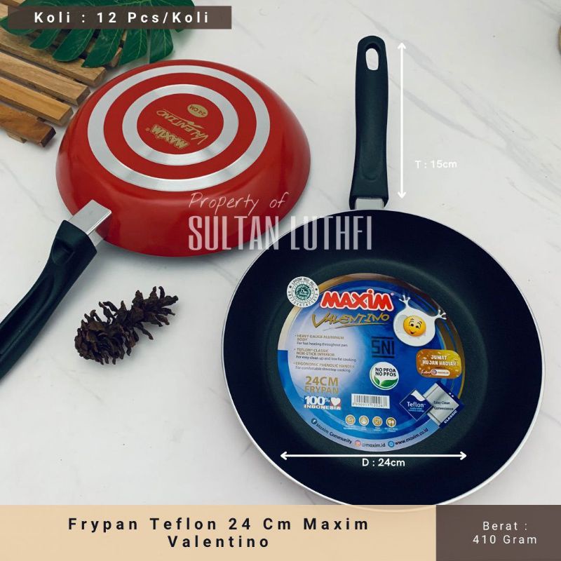 fry pan maxim 24cm valentino dadaran maxim 24cm teflon maxim 24cm