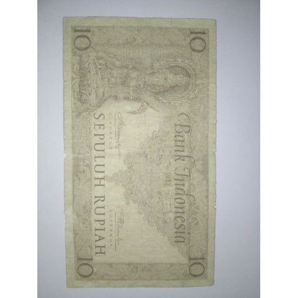 Uang 10 Rupiah Tahun 1952
