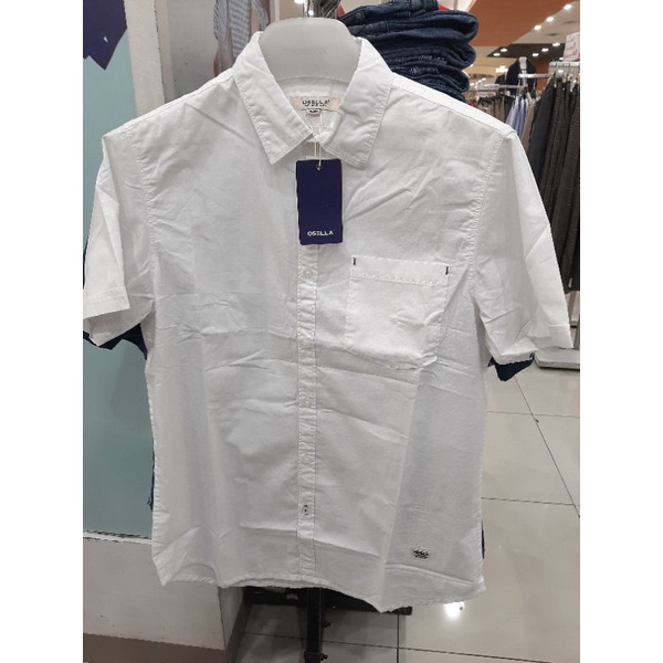 Osella kemeja Putih Original Pria Dewasa Lengan Pendek