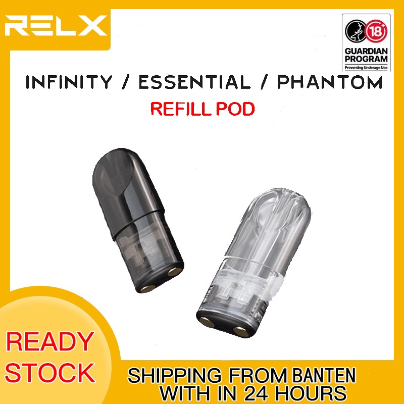 COD ELEKTRONIK KECIL (COD) RELXING High Quality Infinity/Phantom/Essential Device Refillable Empty pod My one jaya