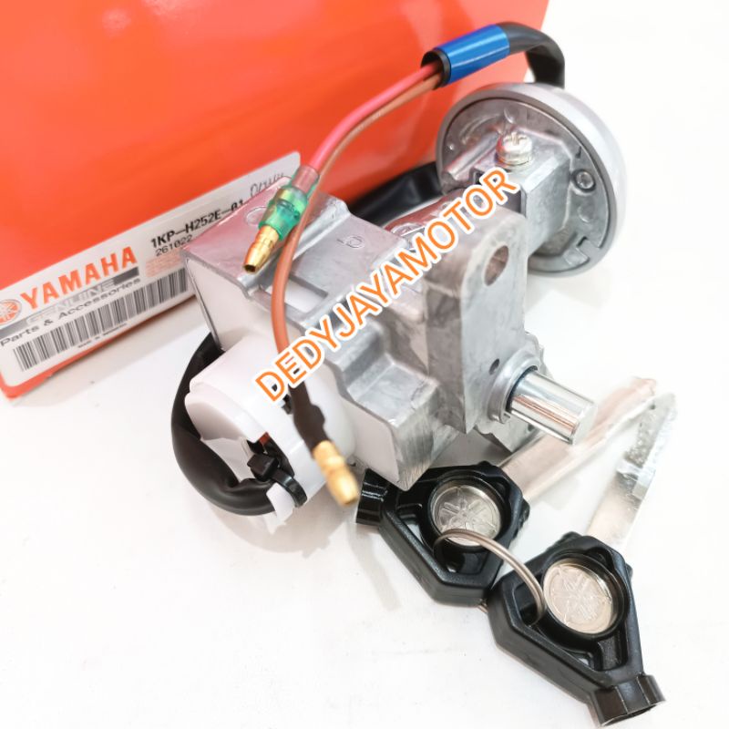 Kunci Kontak set Yamaha Xeon karbu original 1KP-H252E-01 Kunci kontak Xeon karbu xeon rc xeon gt 125 Soul gt original