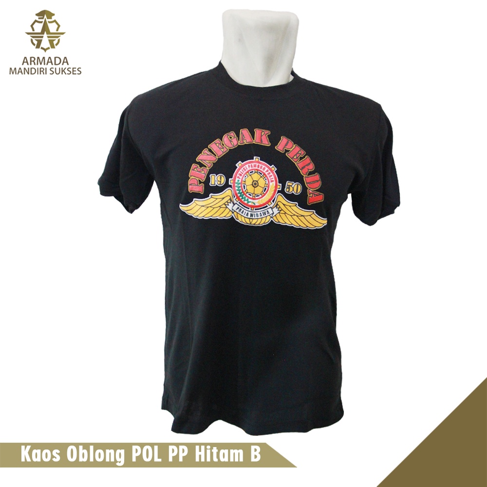 Kaos Pol PP Pamong Praja Gambar - Kaos Dalam Pol PP Gambar