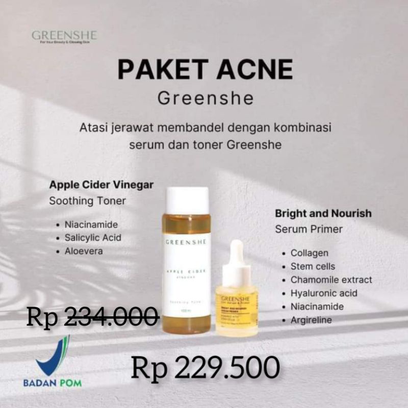 Greenshe Paket Acne