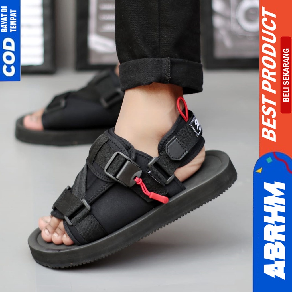 Sandal Gunung Traveling Outdoor Pria Originial Distro Abrhm BASTONI