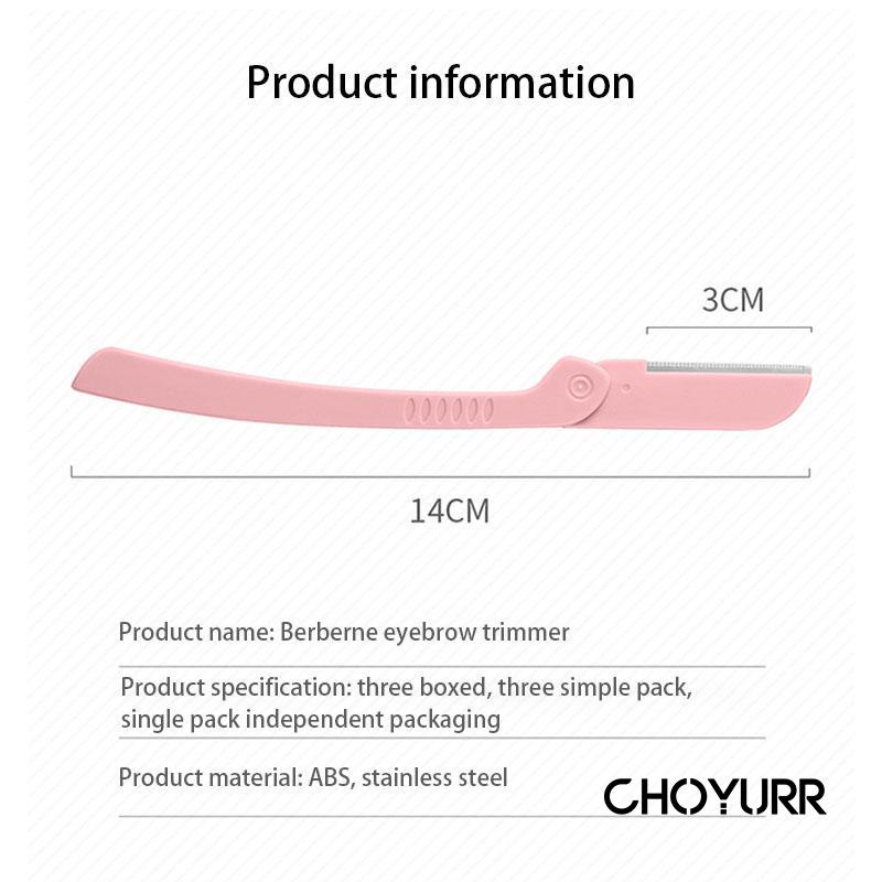 【COD】Eyebrow Razor / Pisau Alis  / Cukur / Pencukur / Pengkerok Alis Lipat Portabel Pisau Pengganti Safety Pisau Cukur Alis-CH