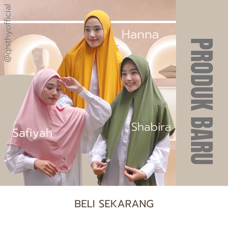 Jilbab Instan Hanna Jersey | Jilbab Instan Pashmina Jersey | Jilbab Instan Curve | Hijab Instan Jersey Segitiga instan | Jilbab Hanna Instan | Kerudung No Ped Antem | JILBAB INSTAN DAILY JERSEY PREMIUM Murah Original | Qisthy Hijab