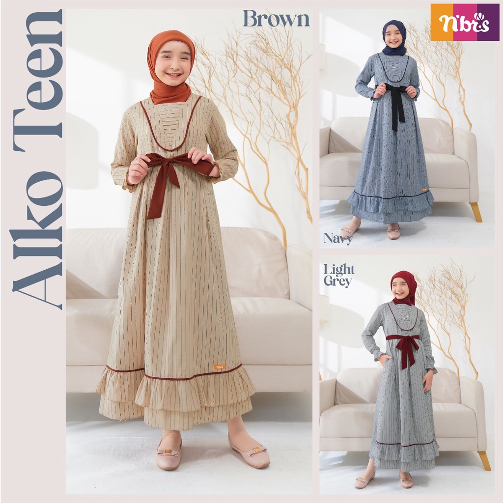 NIBRAS COUPLE | AIKO TEEN| AIKO MOM GAMIS REMAJA TERBARU