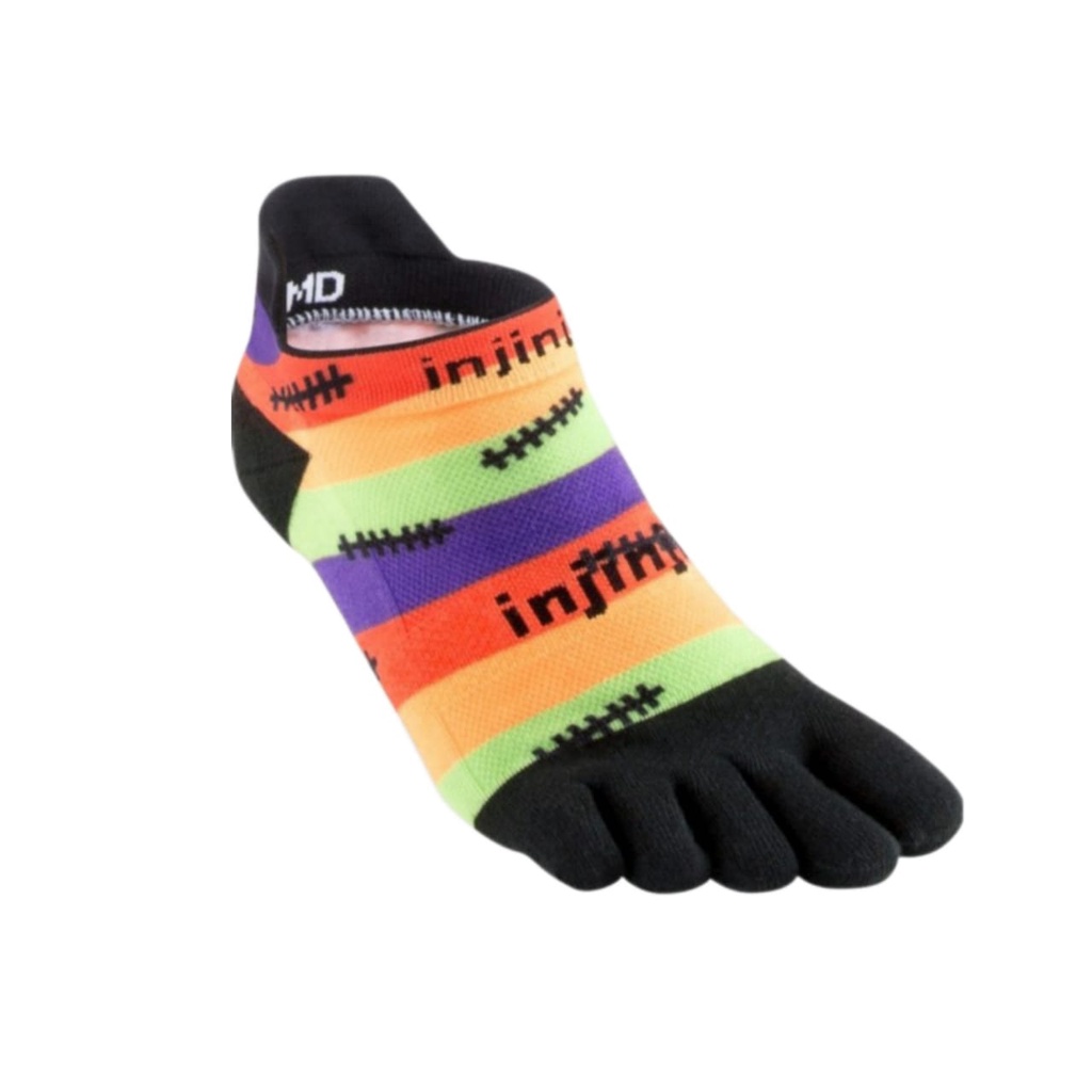 INJINJI PERFORMANCE RUN 2.0 - NO SHOW - SIZE L - kaos kaki anti blister - STICHES