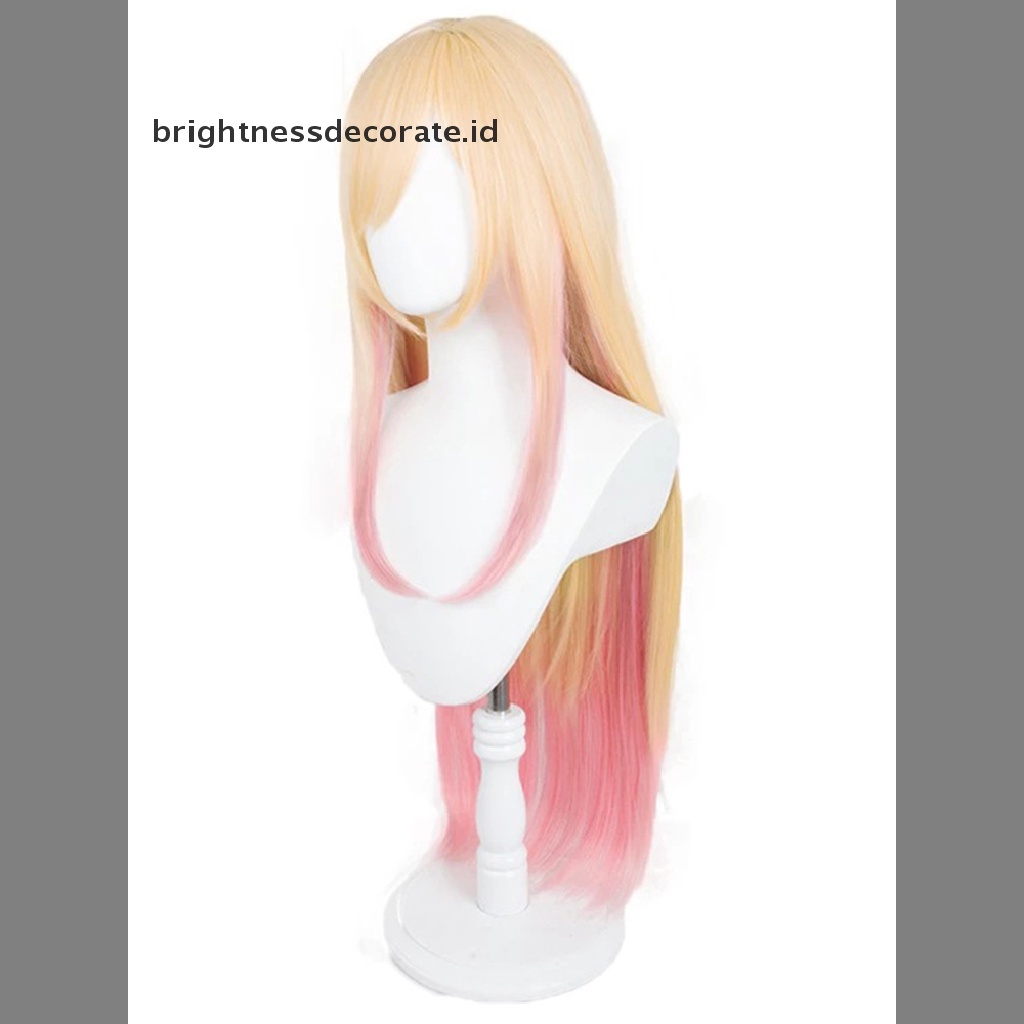 [Birth] Anime My Dress-Up Darling Marin Kitagawa Cosplay Wig Rambut Gradasi Kuning [ID]