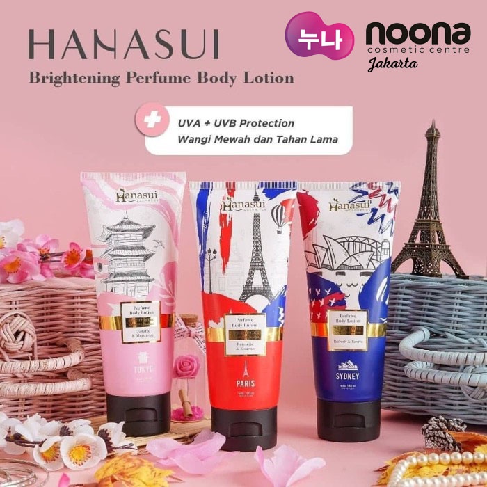 HANASUI BRIGHTENING PARFUME BODY LOTION 180ML