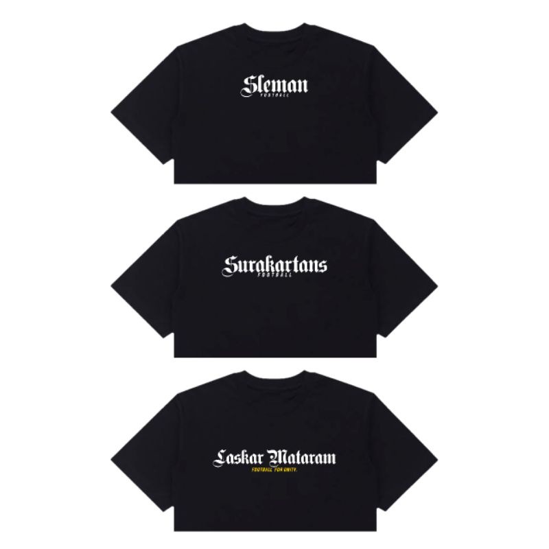 T-shirt / kaos DIY JATENG LASKAR MATARAM JAKARTANS PSIM JOGJA /JOGJAKARTANS 1929 / SLEMAN 1976 PSS S