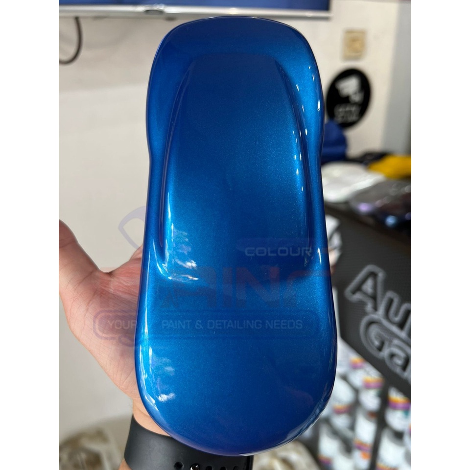Cat PU BLUE VIVACE 1 LITER | Sample Warna Diton Premium 9487