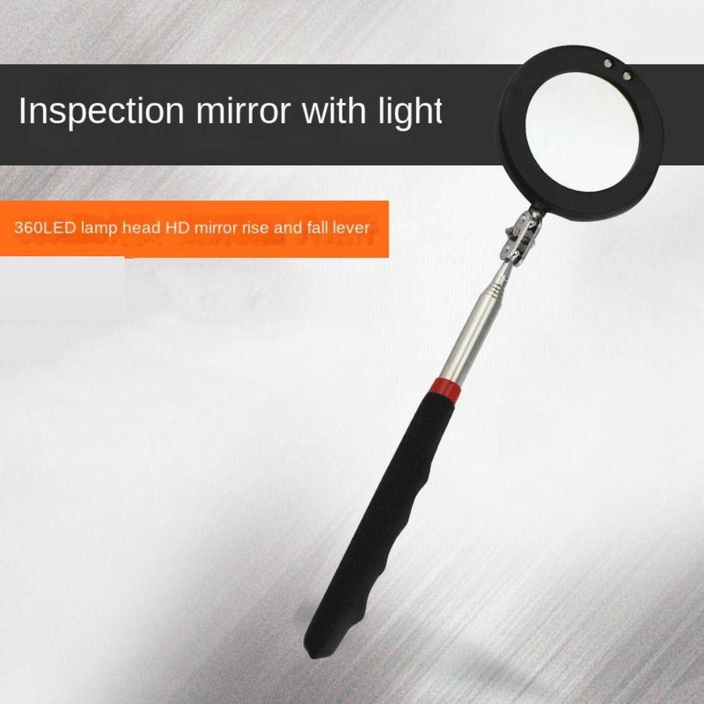 [Elegan] Inspeksi Cermin Reflektor Peralatan Yang Dapat Disesuaikan Cermin Perbaikan Otomatis Alat Inspeksi Mobil Putaran Rotatable Mirror Detection Len