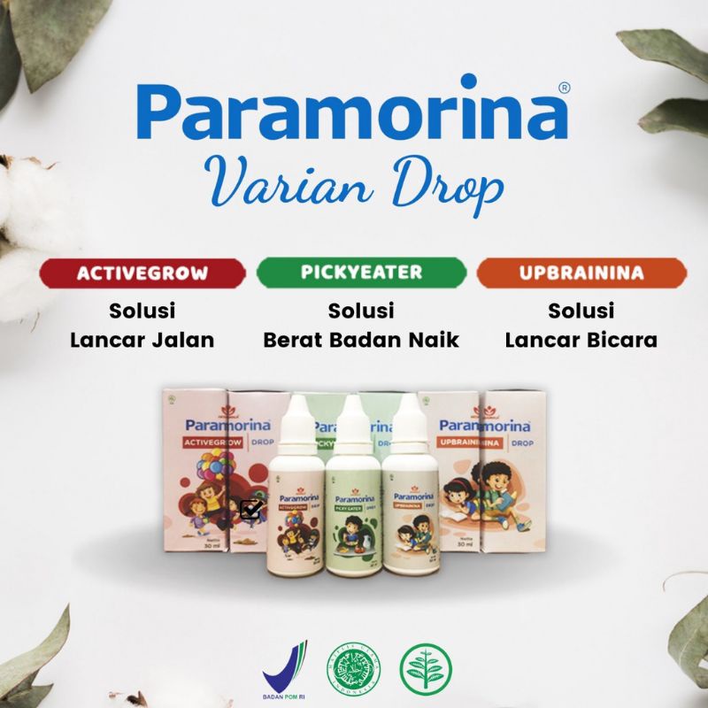 PARAMORINA TETES / DROP UNTUK BAYI Paramorina Upbrainina Picky Eater Activegrow Paramorina Baby Bayi Vitabumin