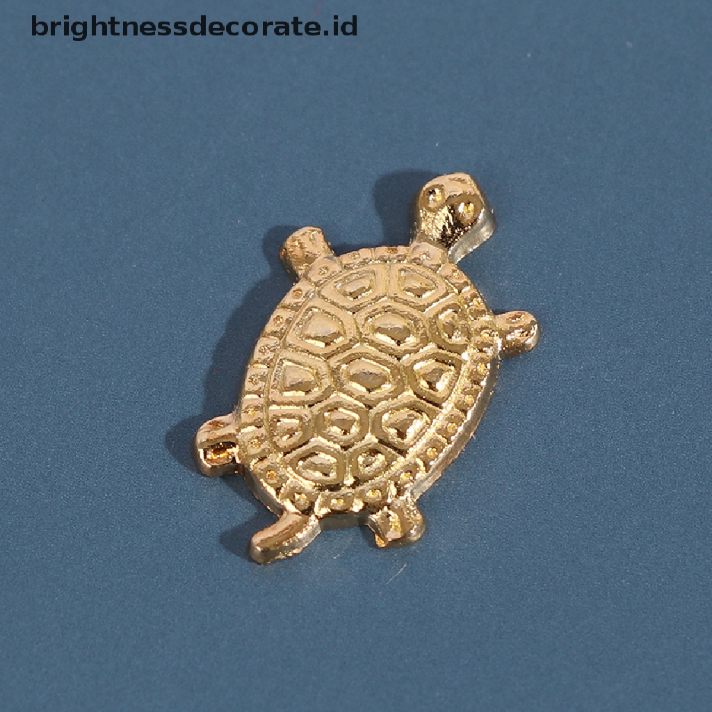 [Birth] 10pcs FengShui Golden Money Turtle Kura Keberuntungan Jepang Untuk Kekayaan Keberuntungan [ID]