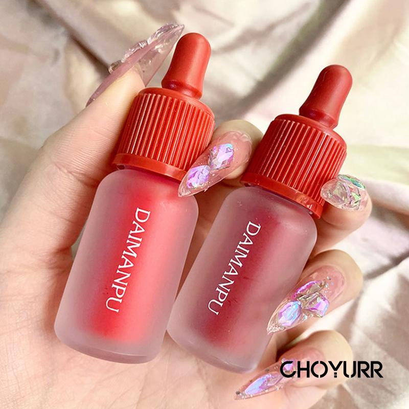 【COD】Lip Glaze Velvet Matte Mist Wajah Bibir Lip Cream Kimuse Frosted Transparan Kosmetik Portabel Korean Original Import-CH