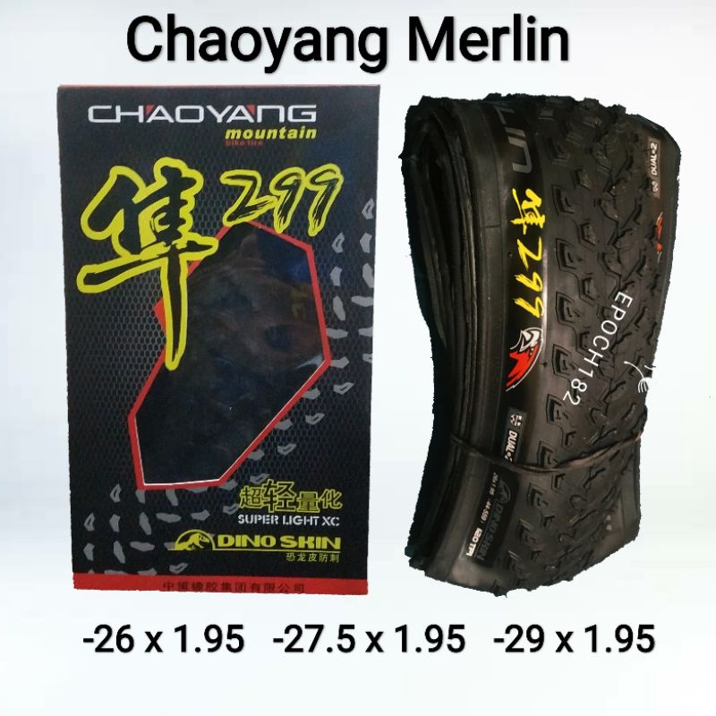 Ban Luar Sepeda Chaoyang Merlin 26 x 1.95, 27.5 x 1.95 &amp; 29 x 1.95 Kevlar Ultralight
