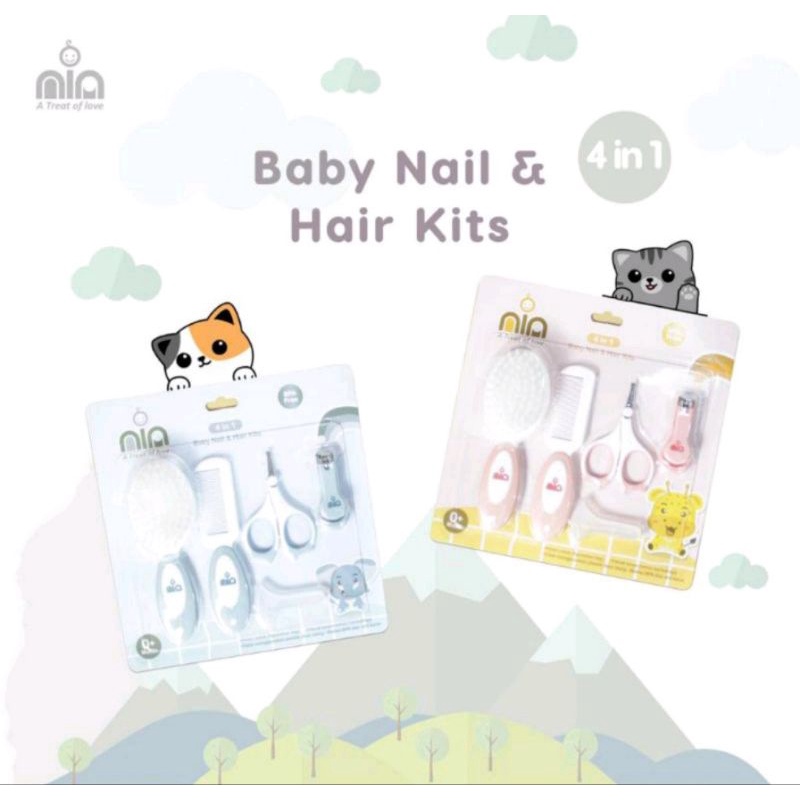 Set Manicure Gunting Kuku dan Sisir Bayi NIA