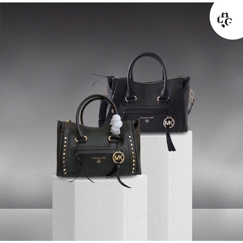 MK Carine Leather Sachel