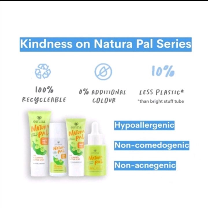 (BISA COD) Emina Natura Pal Splash Serum 40ml