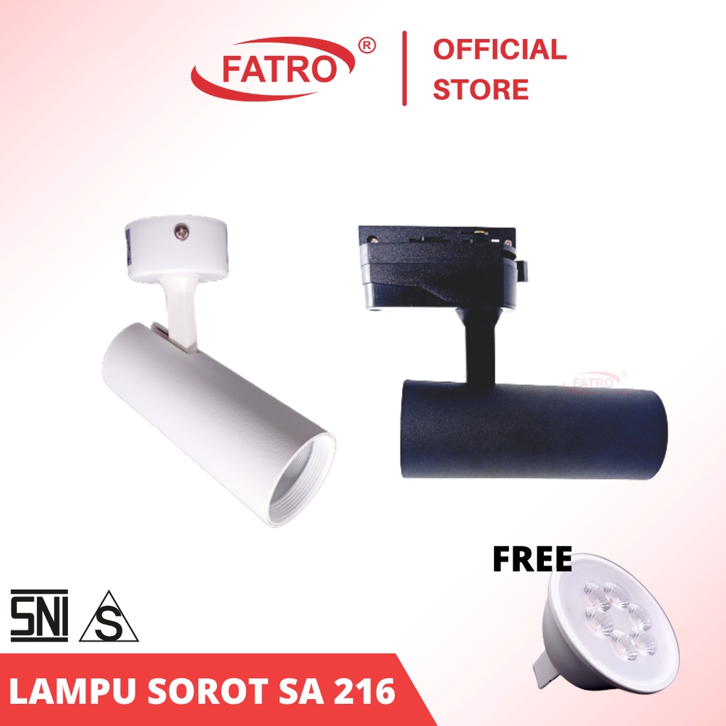 FATRO LAMPU SOROT PLAFON & REL MR 16 / Lampu Sorot Dekorasi - LAMPU SOROT / FITING SOROT MR16