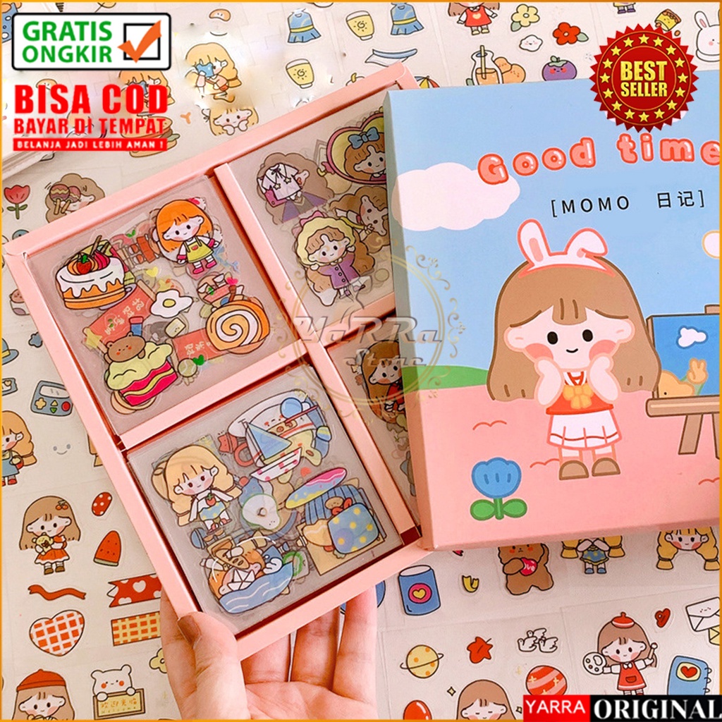 

Sticker Aesthetic Kartun Lucu Dekorasi DIY Waterproof Hiasan Handbook Diary Scrapbook Hp MX-5005