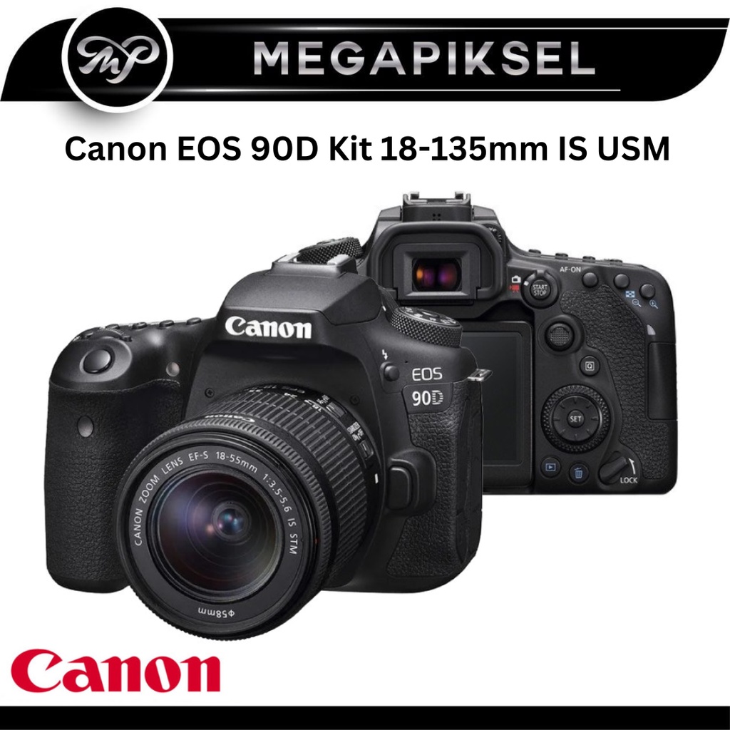 Canon EOS 90D Kit 18-135mm IS USM