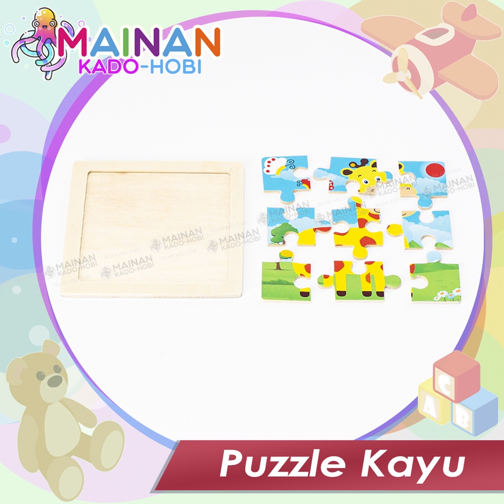 MAINAN PUZZLE DIY ANAK MELATIH KREATIFITAS MOTORIK MONTESSORI ANAK