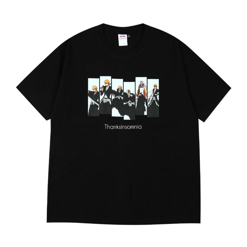 Thanksinsomnia Bleach Tshirt - Ichigo Transformation Black