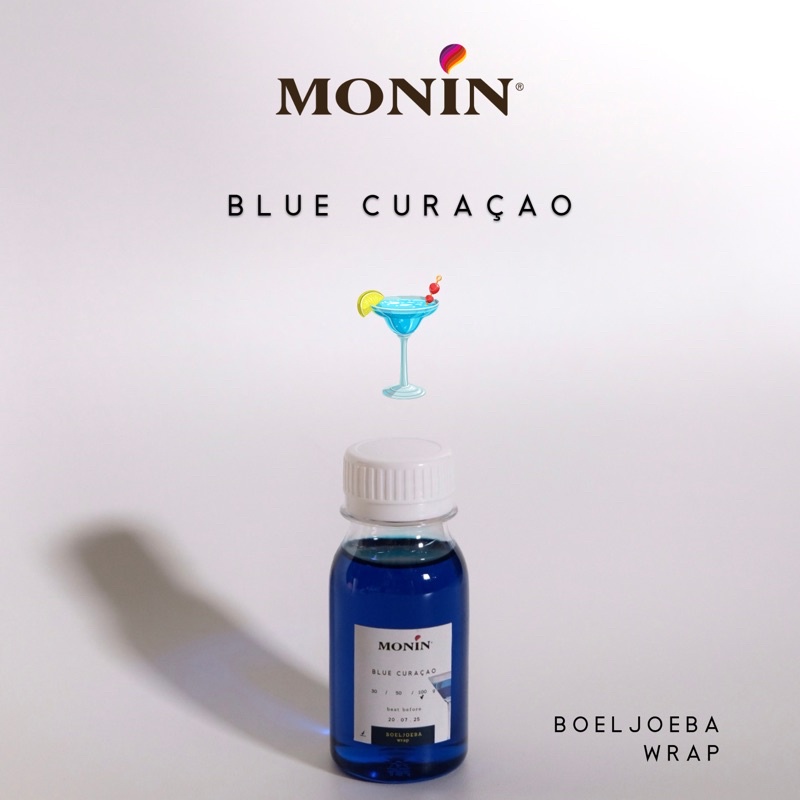 Monin Blue Curaçao Syrup Repack [30, 50, 100] g