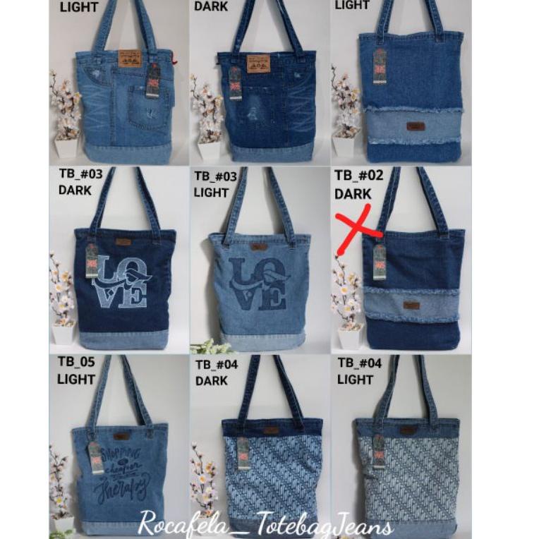 KUALITAS BAGUS E913 Tas Jeans/Totebag murah/ Tas Laptop / Tas Sekolah / Tas Premium /Bisnis Tas /Tas