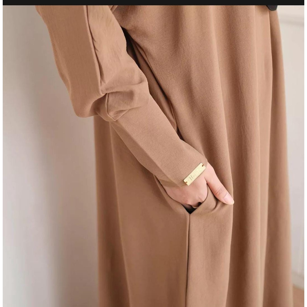 Ameena Abaya //  Basic Abaya turkey // Gamis abaya arab kekinian // Kaftan abaya // Abaya hitam polos // Baju wanita terbaru