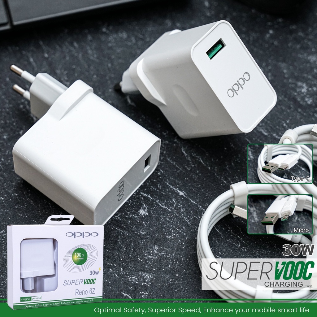 Charger Oppo Vooc 30w Reno 6Z Ori99