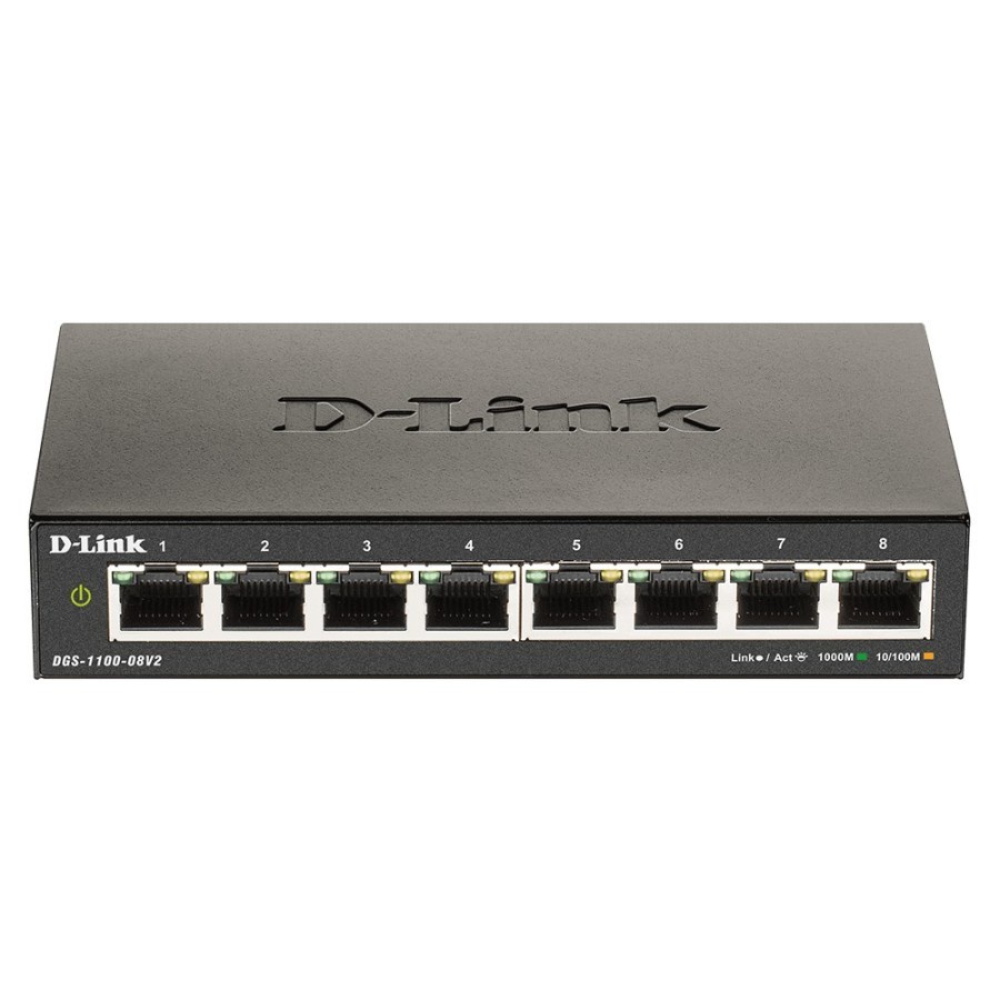 DLink DGS-1100-08V2 8-Port Gigabit Smart Managed Switch