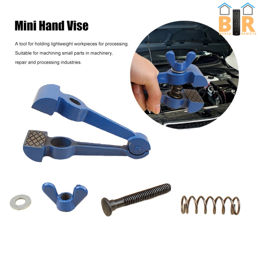 Catok Tangan Ragum Clamp Hand Vise Mini Steel