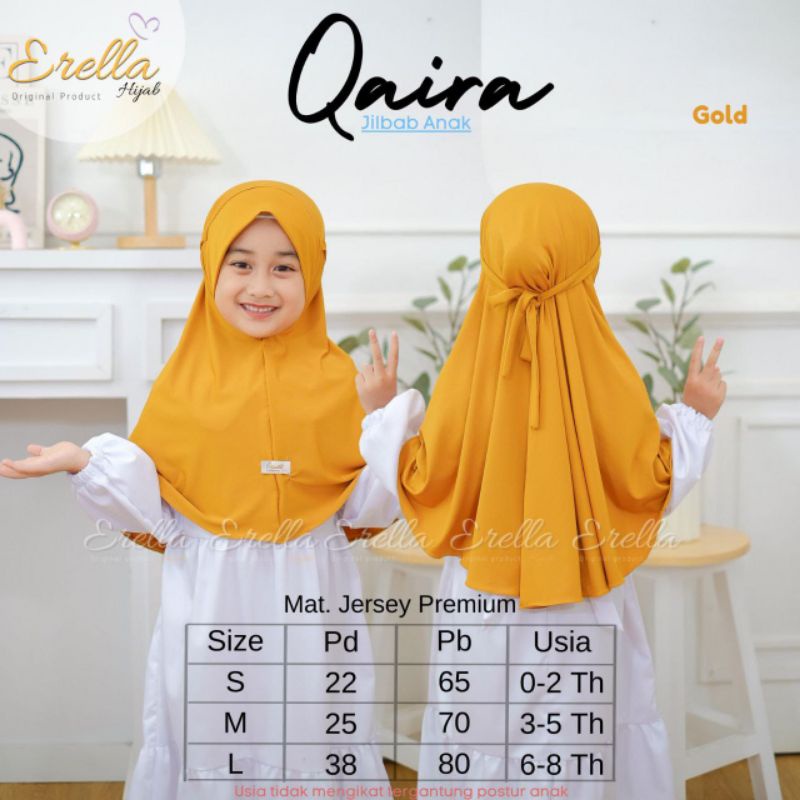 QAIRA JILBAB ANAK BY ERELLA