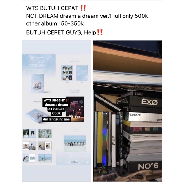 KPOP STUFF (ALBUM NCT DREAM/NCT 127/NCT)