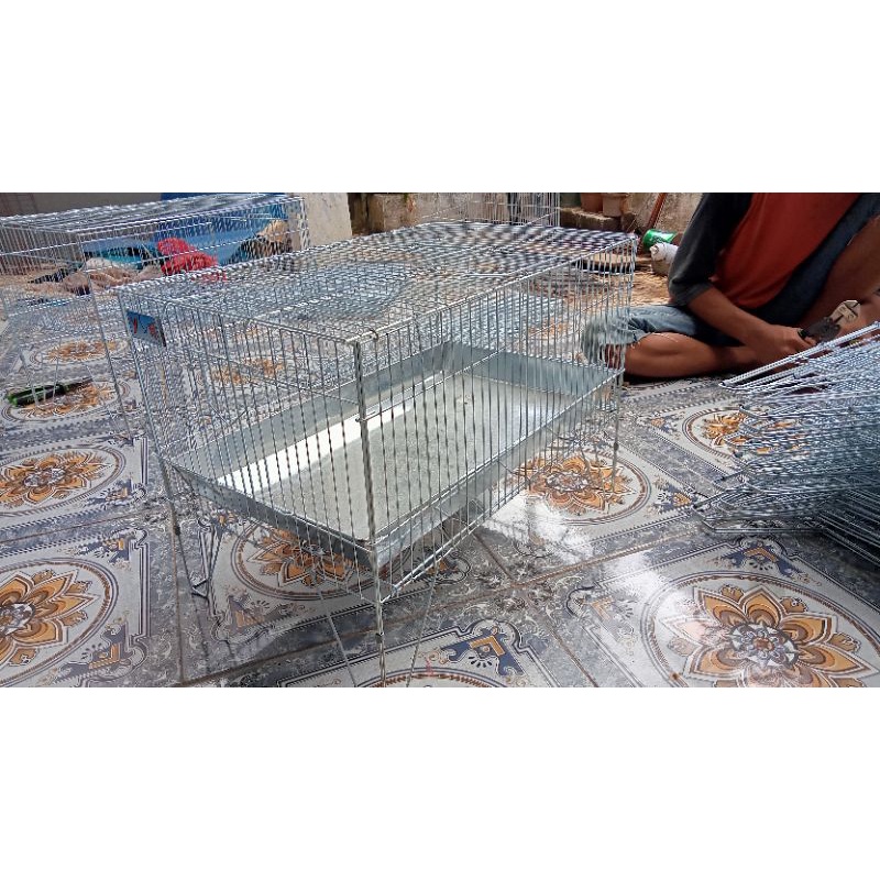 Just - Kandang Mandi Burung Besi Kawat Kokoh Anti Karat